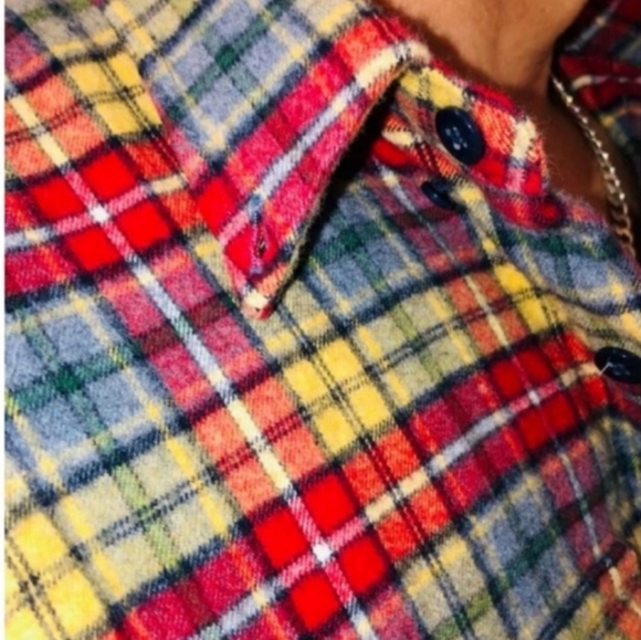 ⭐Host Pick-Abercrombie & Fitch Soft Flannel Plaid Shirt- Size M- Rare - Picture 16 of 16
